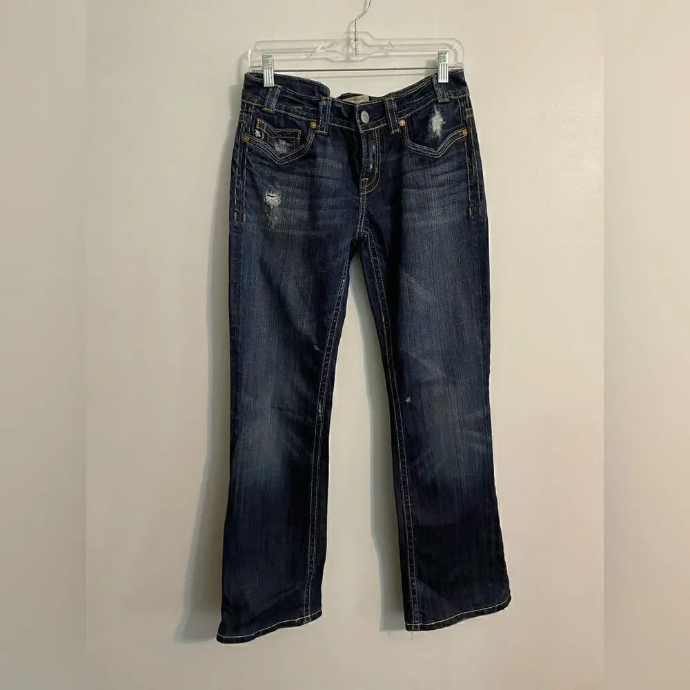 MEK Denim distressed jeans, size 29/34